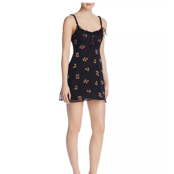 For Love And Lemons Dresses & Skirts - For Love and Lemons Cherry Print Mini Dress